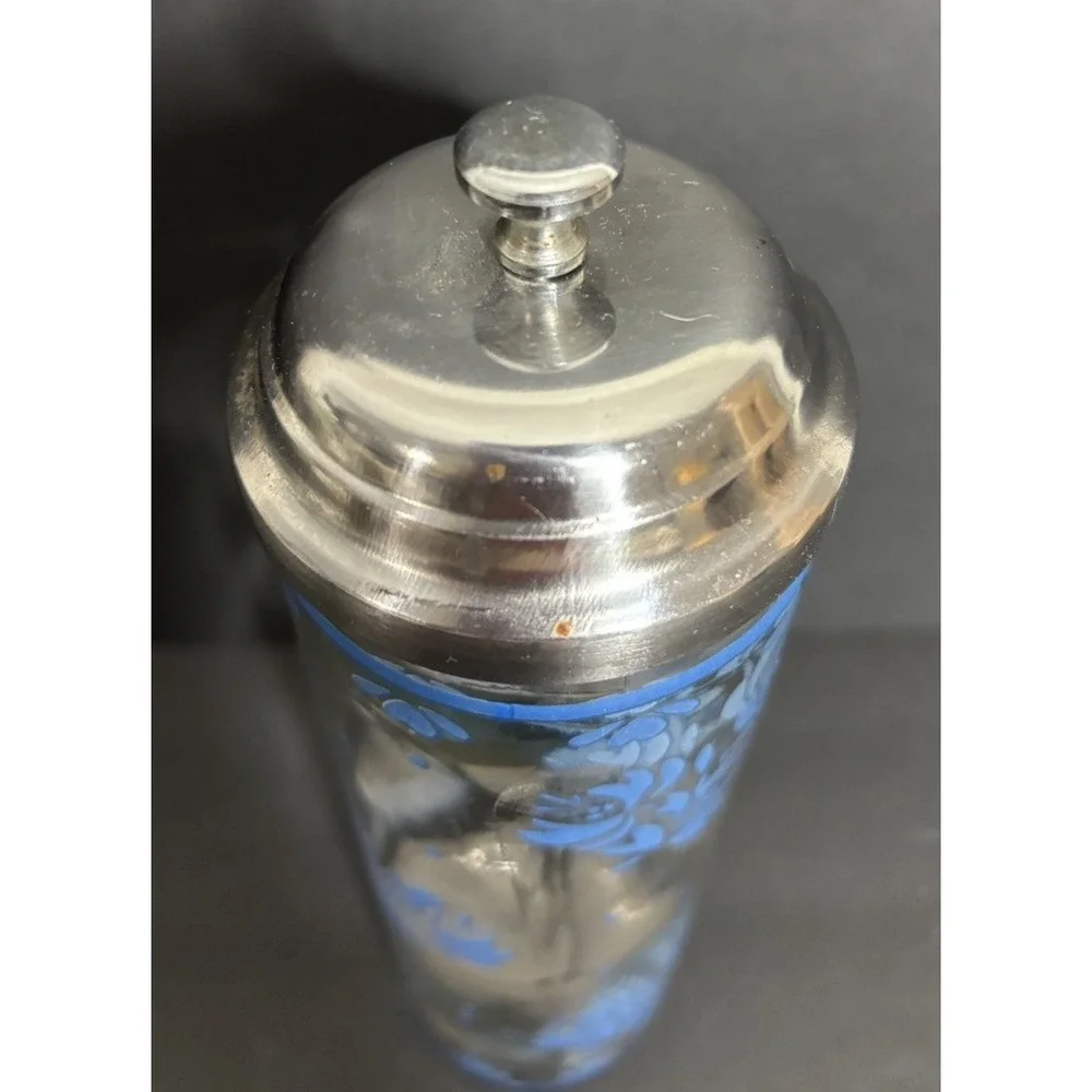 Pfaltzgraff Yorktowne Straw Holder Dispenser with Lid 9